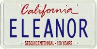 2000 Eleanor plate